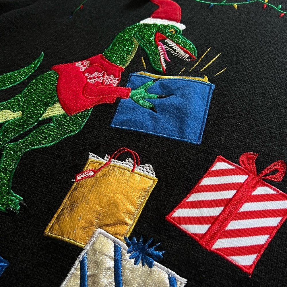 Ugly Sweater - Dinosaur with Gifts - Picture 3 of 5